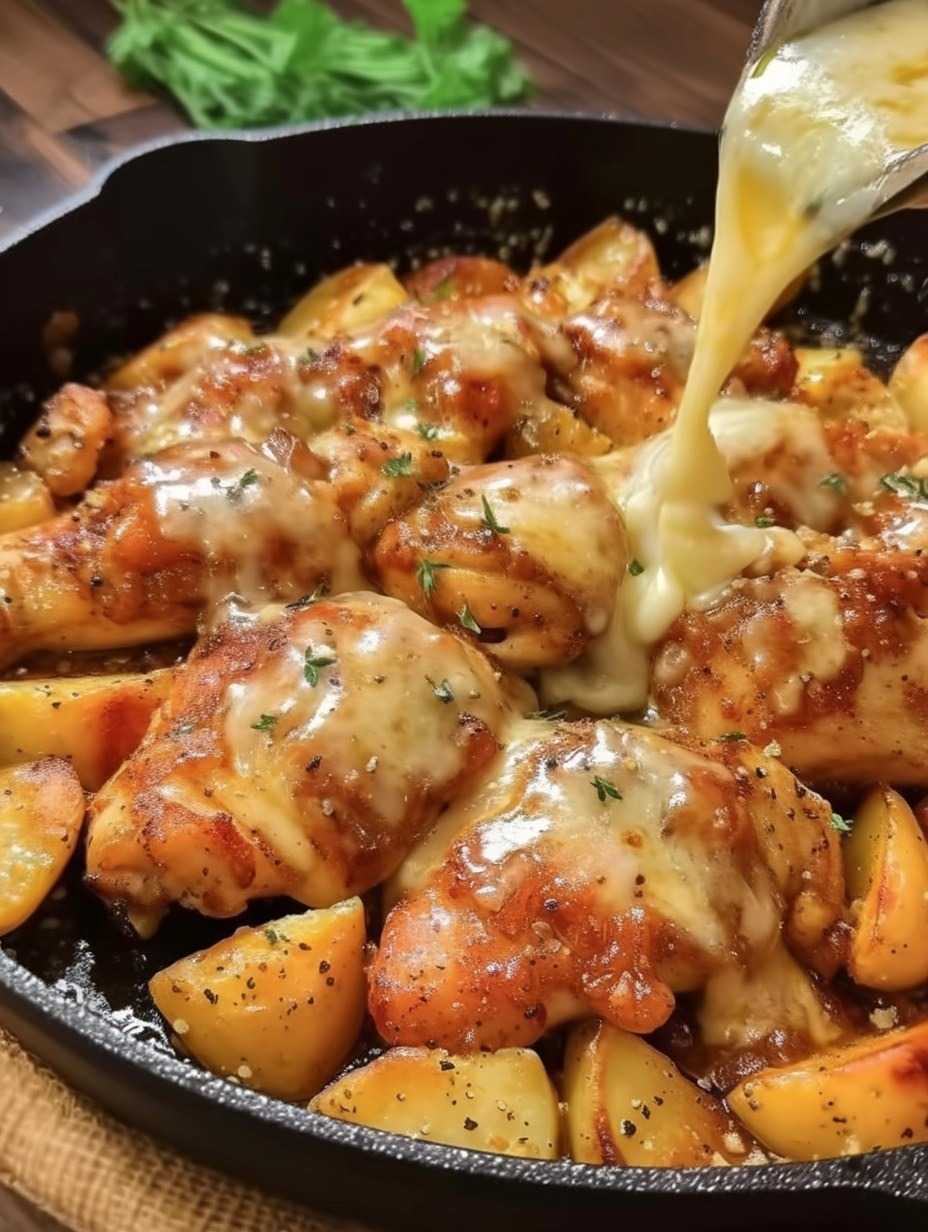 Garlic Parmesan Chicken and Potatoes