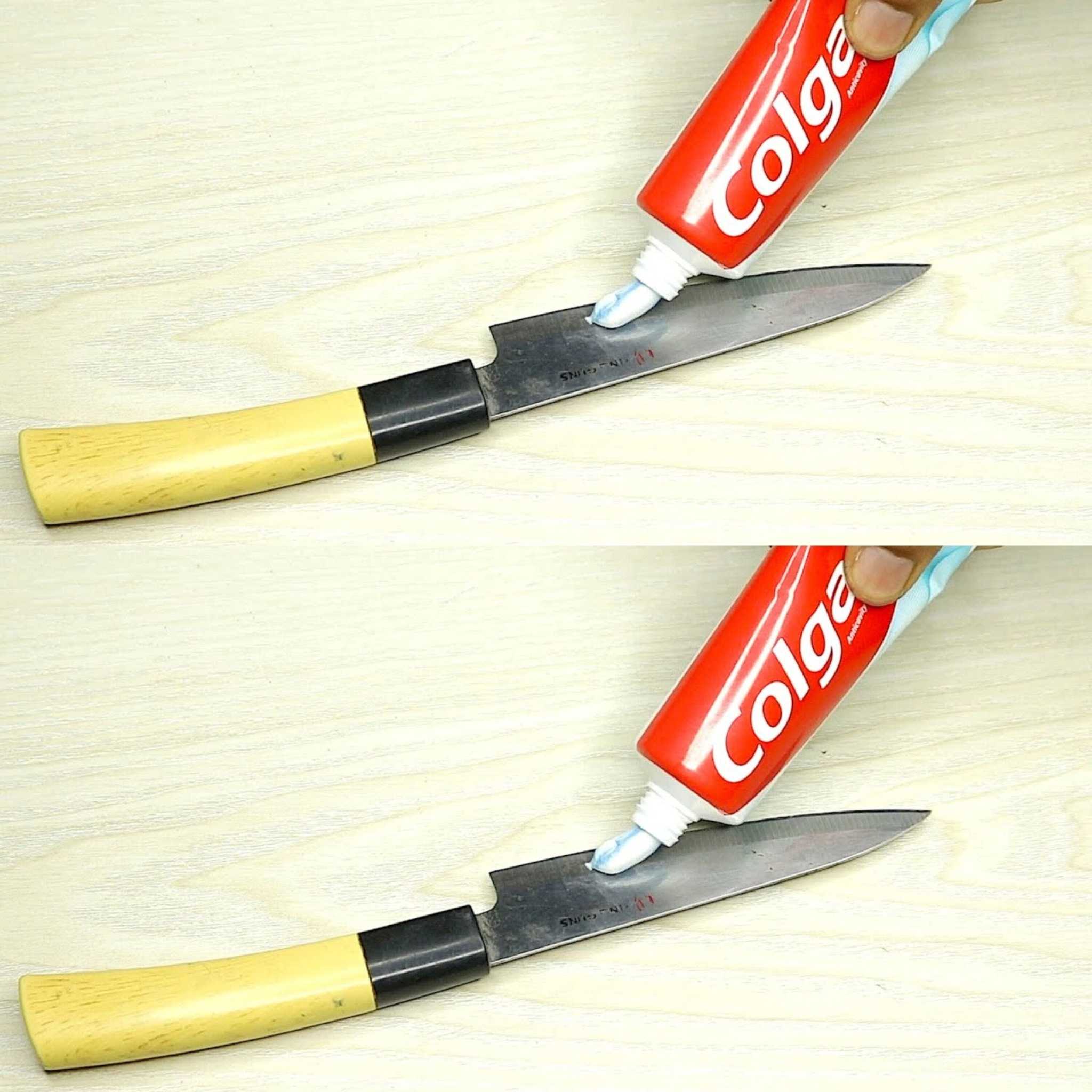 Many People Don’t Know The Secret of Applying Toothpaste to the Knife!
