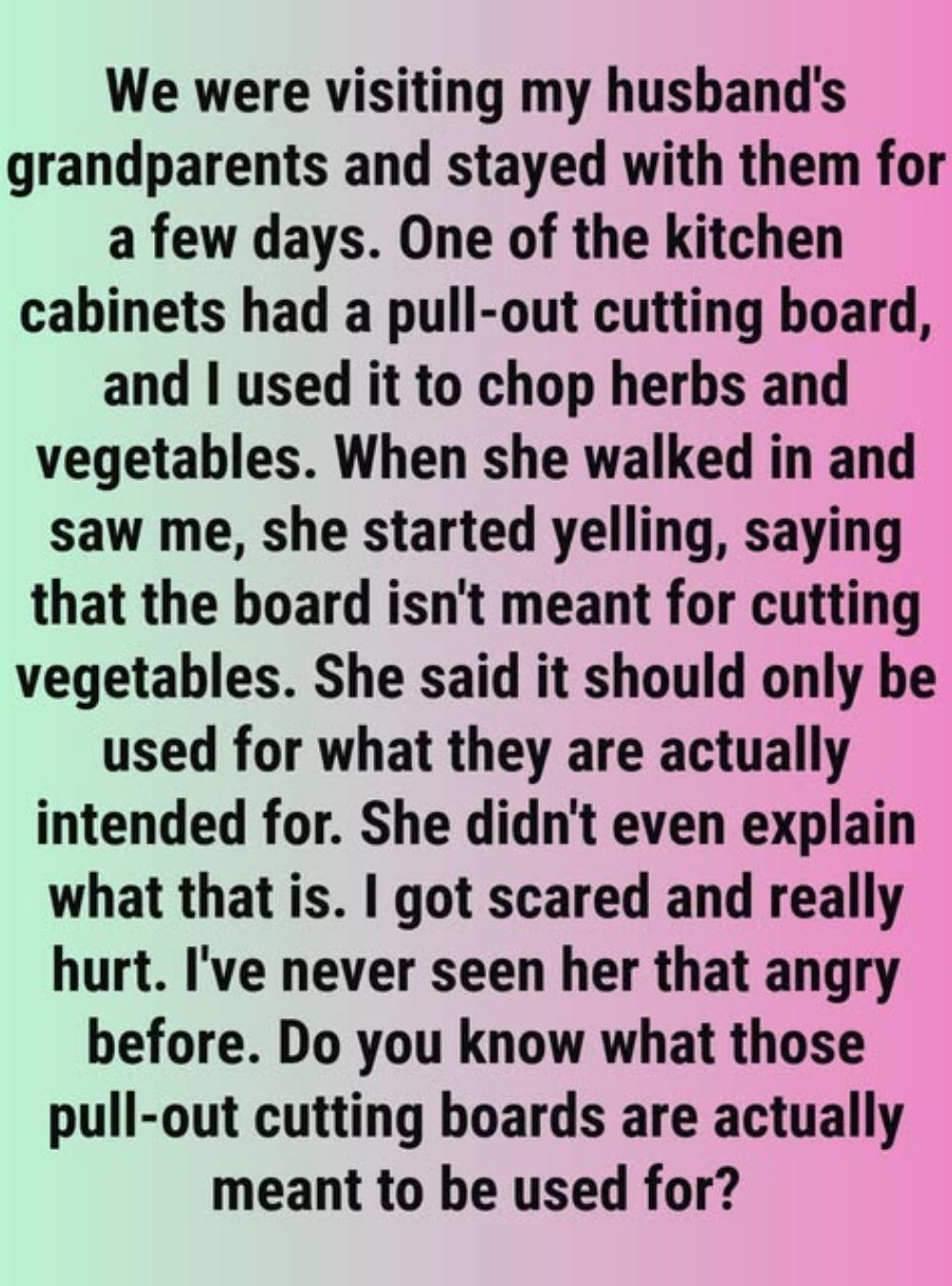 You Won’t Believe What That Pull-Out Cutting Board in Your Kitchen Was Actually Designed For!